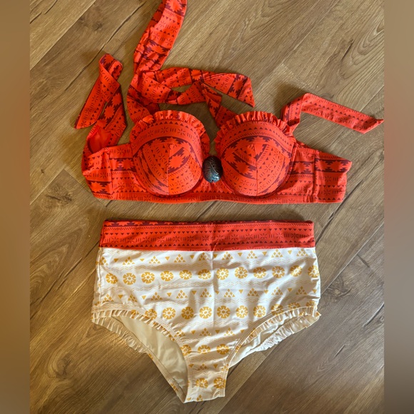 Disney Moana plus size bikini size 1 - Picture 6 of 6